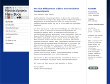 Tablet Screenshot of praxis-bode.net